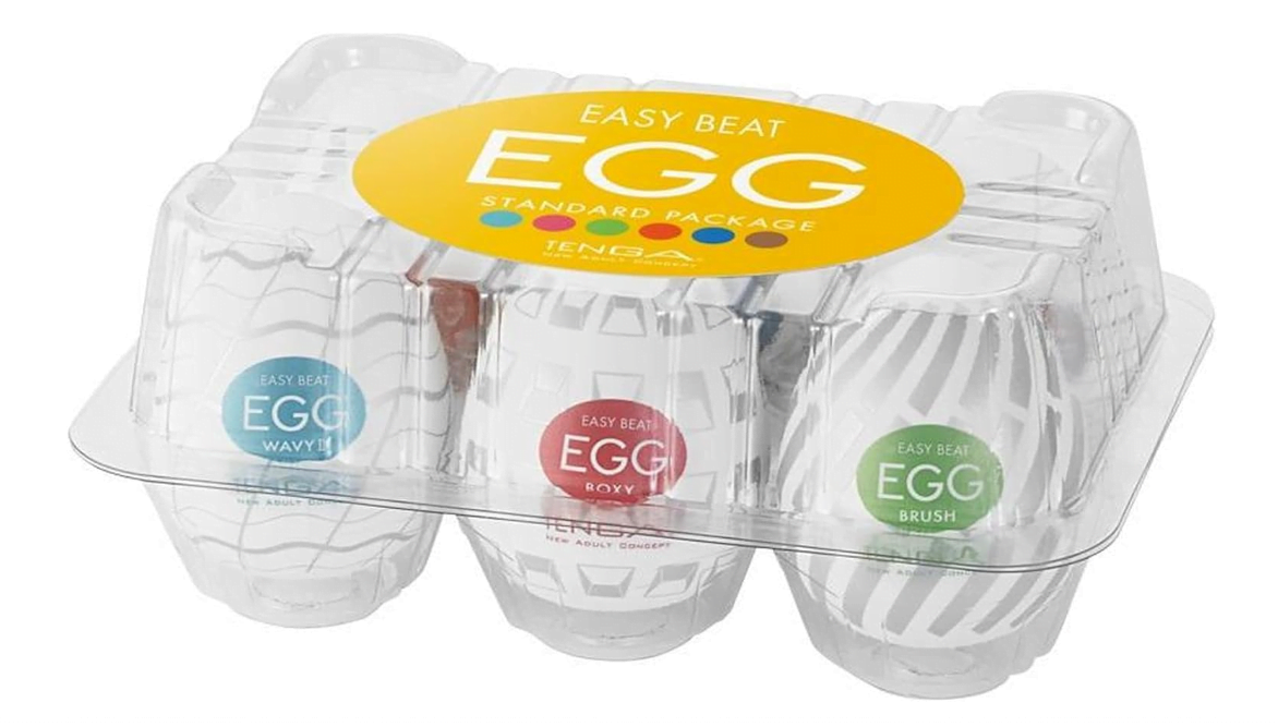 Pack de 6 huevos de la marca Tenga