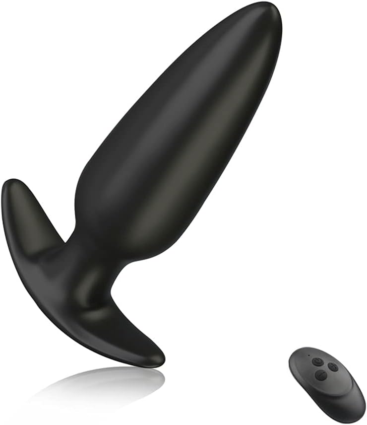 Plug anal con control remoto y vibracion.